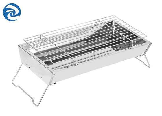 Tragbarer Grill 17,7 ' x9 ' x2.4“ 2 des Edelstahl-SS403 zu den 4 Menschen