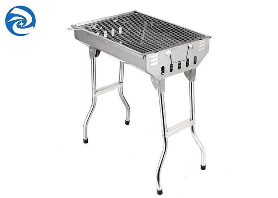 Tragbare Falte des Edelstahl-Holzkohlen-Grill-73x33x71cm im Freien