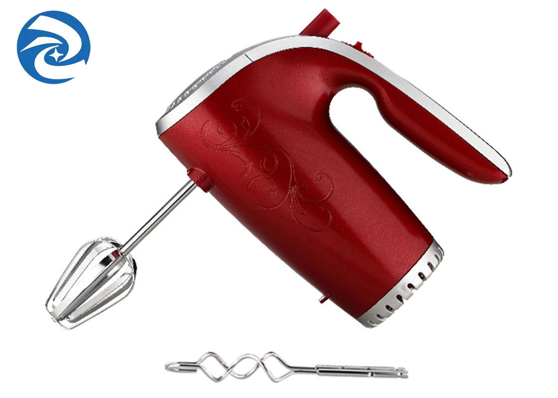 Rote 201-250W Mini Electric Egg Beater Household Hand5 Geschwindigkeit
