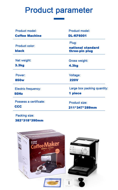 Maschine des Kaffee-850W für Haus mit Milch Frother