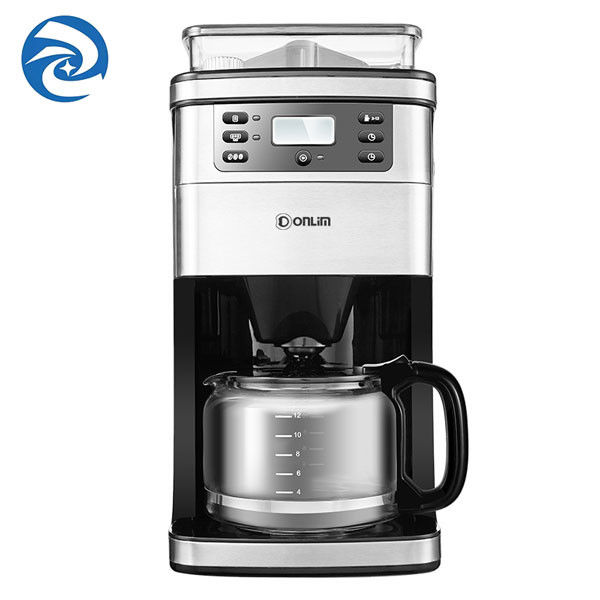 Automatischer Tropfenfänger-amerikanische Hauptkaffeemaschine mit Schleifer 1.5L 900W