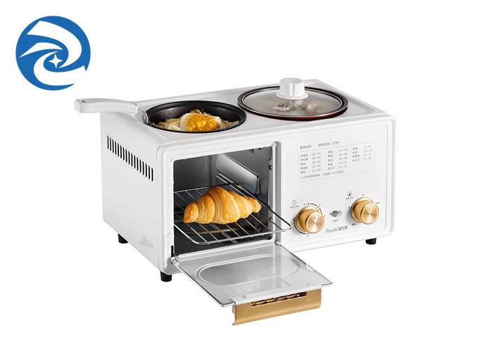 6L elektrische Bratpfanne 3 in 1 multi Kochern, Frühstücks-Maschine des Licht-6.3qt