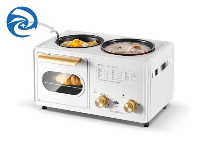 6L elektrische Bratpfanne 3 in 1 multi Kochern, Frühstücks-Maschine des Licht-6.3qt