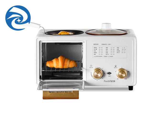 6L elektrische Bratpfanne 3 in 1 multi Kochern, Frühstücks-Maschine des Licht-6.3qt