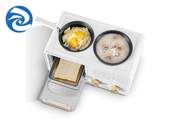6L elektrische Bratpfanne 3 in 1 multi Kochern, Frühstücks-Maschine des Licht-6.3qt