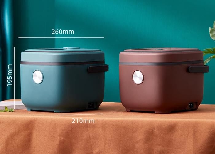 2.5L multi Kocher 2.6qt 26x21x19.5cm 2 zu den 3 Menschen Mikrocomputer-Art