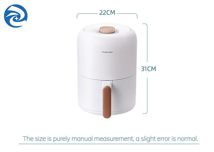 Automatische 2,6 Quart-intelligente Luft-Bratpfannen-elektrisches weißes
