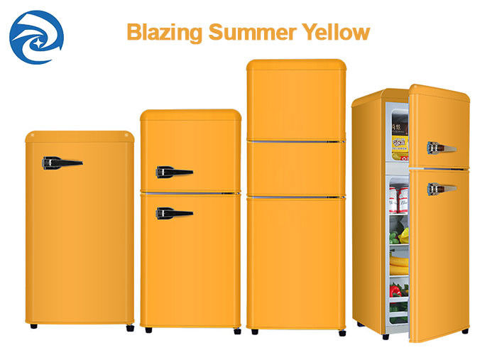 75L 90L 118L Retro- weißer Mini Fridges With Freezer 2,6 Kubikfüße