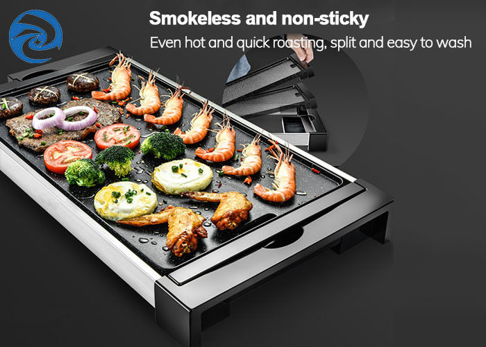 rauchloser elektrischer GRILL 1800W Grill 110V 220V 625x316x65mm