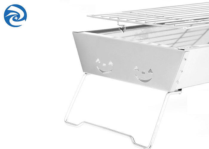 Tragbarer Grill 17,7 ' x9 ' x2.4“ 2 des Edelstahl-SS403 zu den 4 Menschen