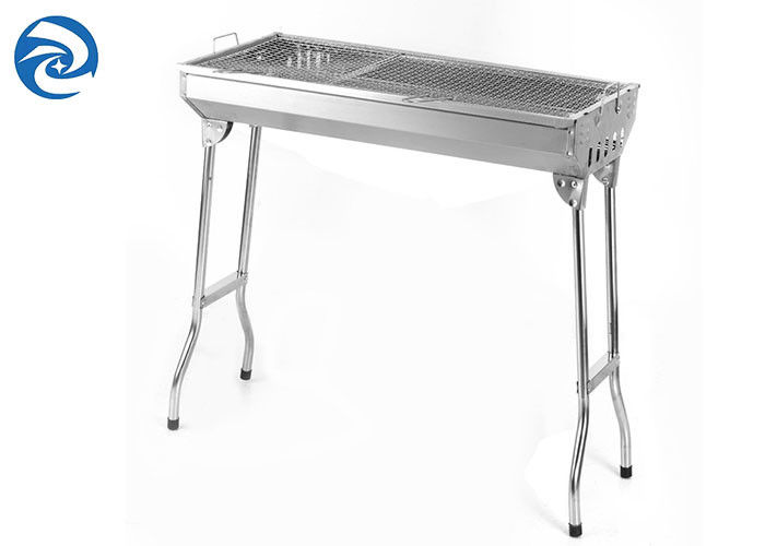 Tragbare Falte des Edelstahl-Holzkohlen-Grill-73x33x71cm im Freien
