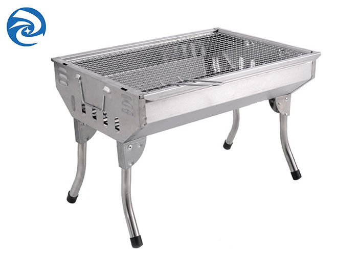 Tragbare Falte des Edelstahl-Holzkohlen-Grill-73x33x71cm im Freien